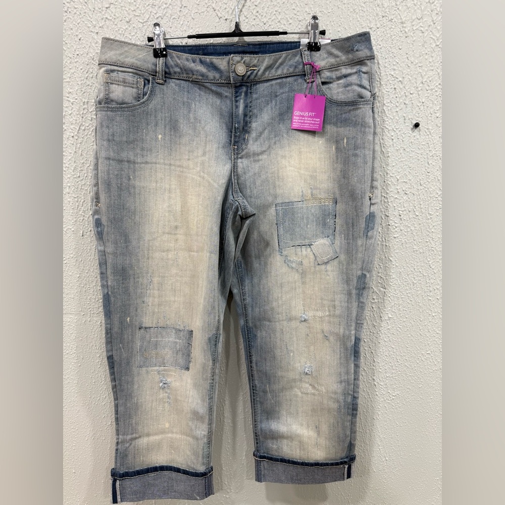 Lane Bryant Women’s Size 16 "Genius Fit" Cropped Skinny Jeans NWT